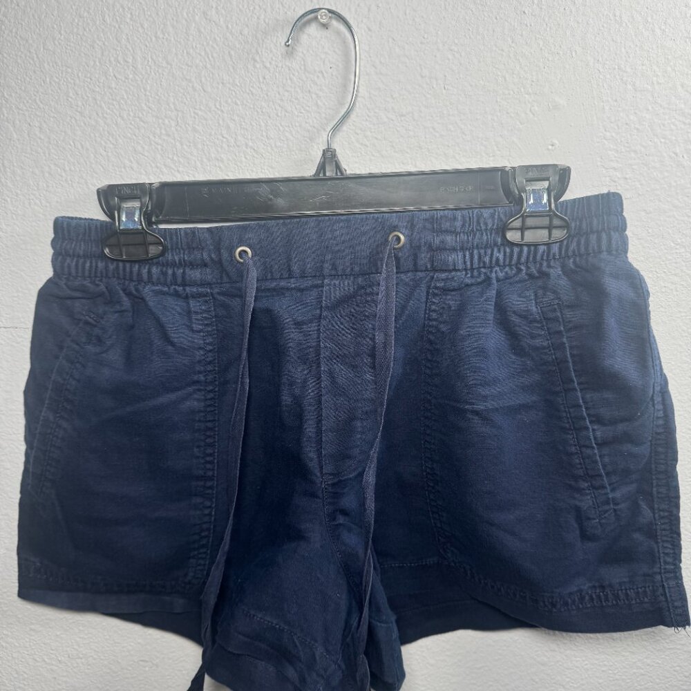 Navy Blue Elastic Waist Shorts from Gap